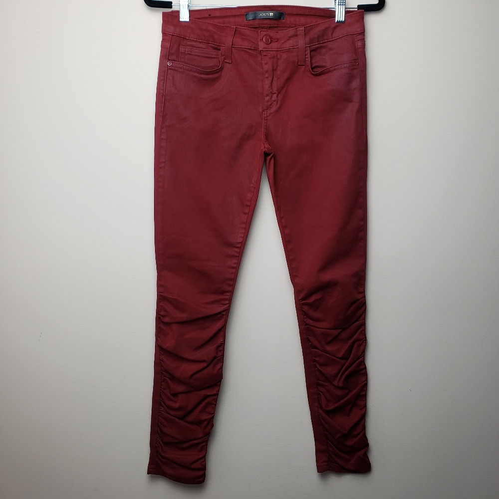JOE'S JEANS Cinched Crimson Skinny Jeans